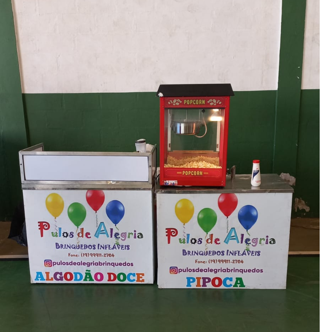 Máquina Pipoca e Algodão Doce