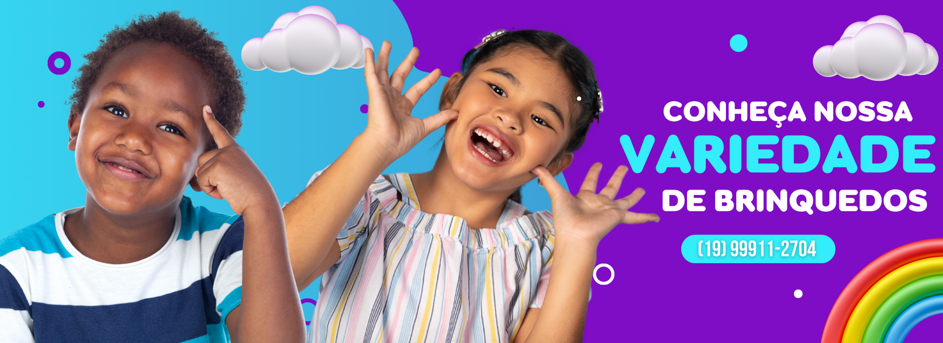 Mês Das Crianças Banner Mercado Shops Azul Roxo e Branco (1)